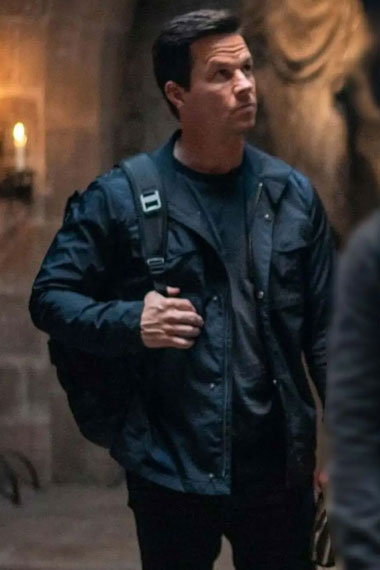 Mark Wahlberg Victor Sullivan Uncharted Black Cotton Jacket