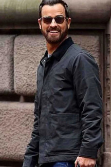 Adrian Justin Theroux False Positive Black Cotton Jacket