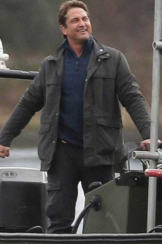 Angel Has Fallen Mike Banning Black Cotton Jacket