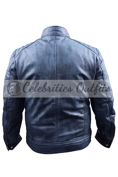 Bourne Legacy Jeremy Renner Aaron Cross Black Leather Jacket