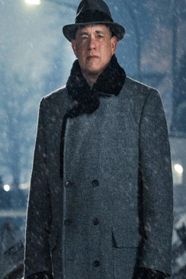 Bridge of Spies James B. Donovan Grey Trench Coat
