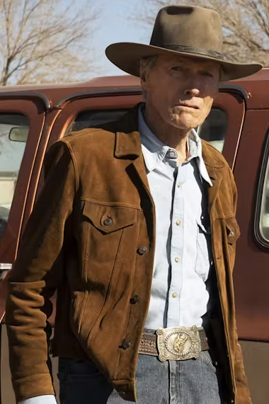 Cry Macho Movie Clint Eastwood Miko Brown Suede Jacket