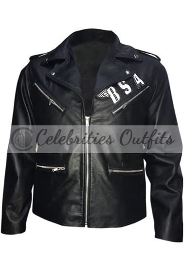 George Michael Faith BSA Rockers Revenge Black Biker Jacket