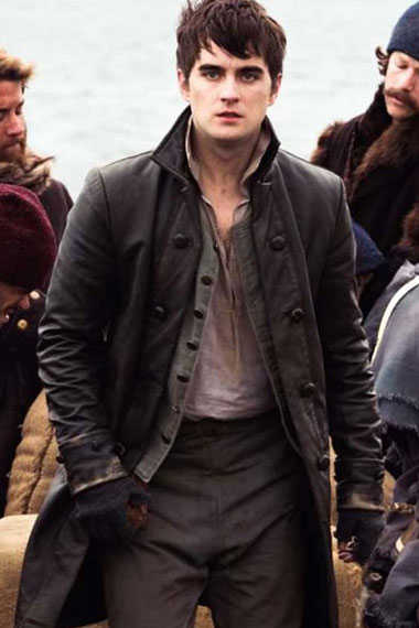 Michael Smyth Frontier Landon Liboiron Black Leather Coat