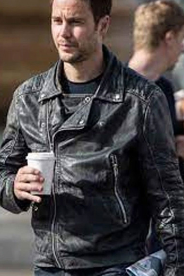 Ghost American Assassin Taylor Kitsch Black Leather Jacket