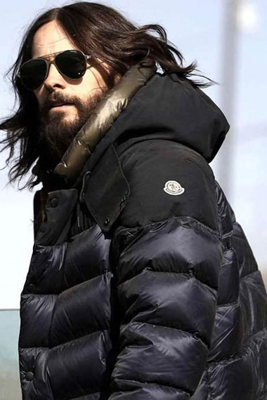 Jared Leto Michael Morbius Hooded Black Quilted Puffer Jacket
