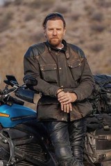 Long Way Up TV Series Ewan McGregor Biker Leather Jacket