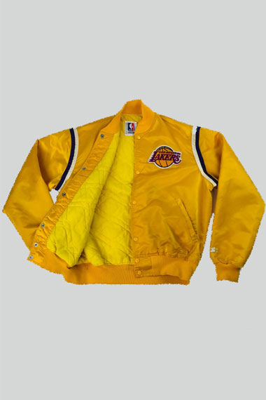 NBA Los Angeles Lakers Starter Varsity Purple Bomber Jacket