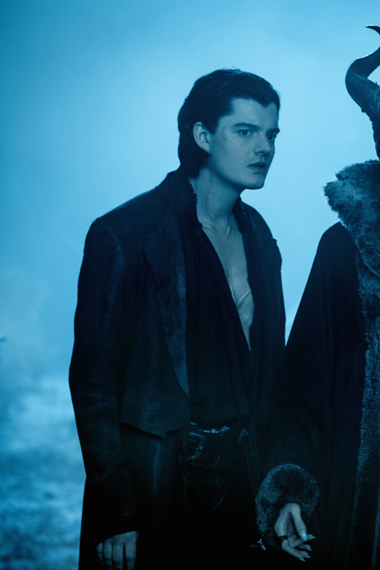 Sam Riley Maleficent Diaval Leather Trench Coat