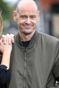 Scott Ryan Mr Inbetween Ray Shoesmith Grey Bomber Jacket