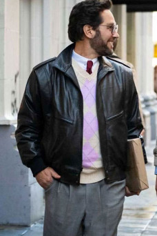 The Shrink Next Door Isaac Herschkopf Paul Rudd Bomber Jacket