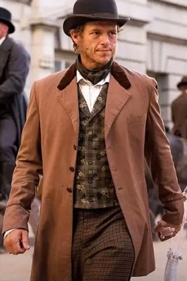 Clyde Berning Redeeming Love Rab Brown Trench Coat