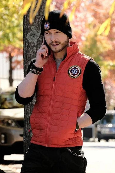 Matt Czuchry The Resident Conrad Hawkins Red Vest