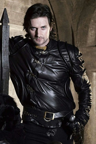 Richard Armitage Robin Hood Guy of Gisbourne Black Jacket