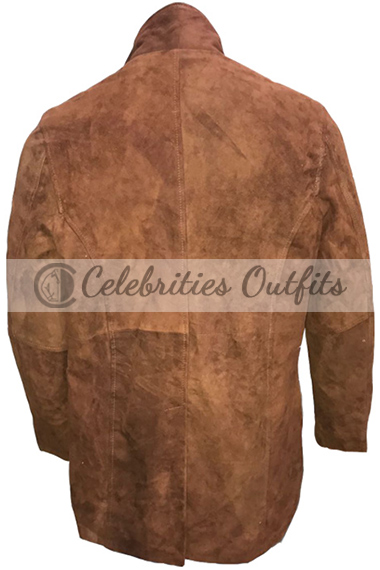 Robert Taylor Longmire Brown Suede Coat longmire-walt-sheriff-brown-coat