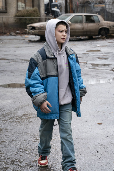 Javon Walton Samaritan Sam Cleary Blue Puffer Jacket