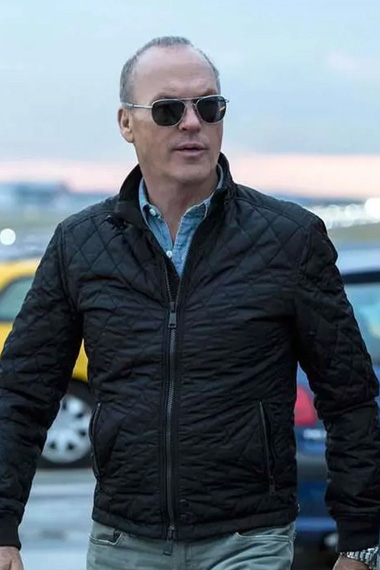 Michael Keaton Stan Hurley American Assassin Quilted Jacket