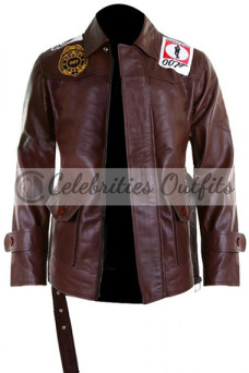 Pierce Brosnan Tomorrow Never Dies Brown Jacket