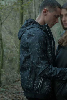 Mess You Leave Behind Aron Piper Hooded Black Bomber Jacket