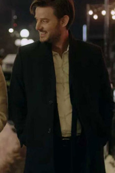 Jack Russo Midnight At Magnolia Evan Williams Black Wool Coat