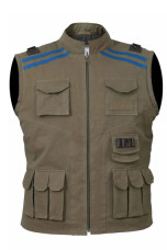 Mortal Kombat Johnny Cage Military Cosplay Grey Cotton Vest mortal-kombat11-johnny-grey-vest