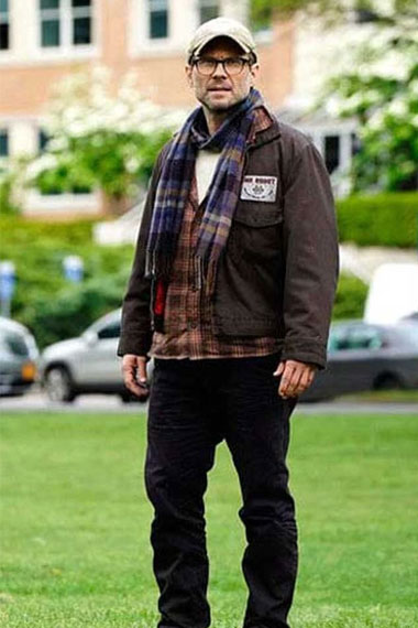 Mr Robot Christian Slater Mens Bomber Brown Cotton Jacket