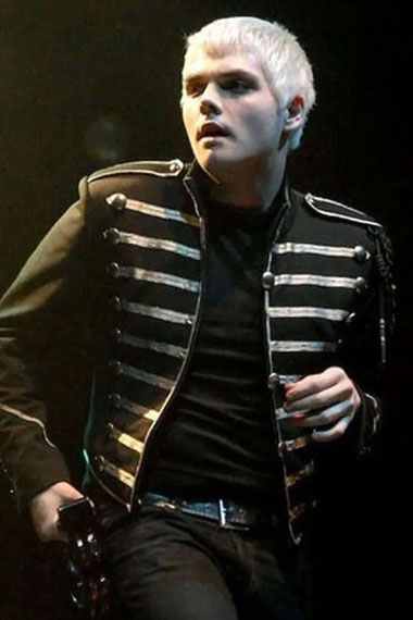 Gerard Way Black Parade My Chemical Romance Military Jacket