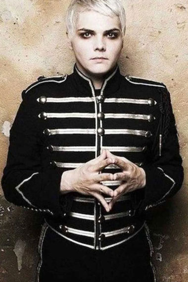Gerard Way Black Parade My Chemical Romance Military Jacket