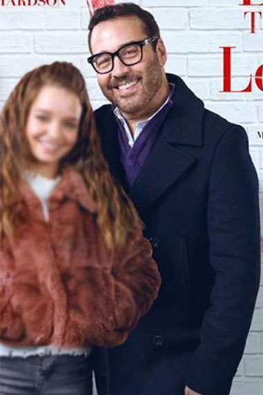 David Jeremy Piven My Dads Christmas Date Black Trench Coat