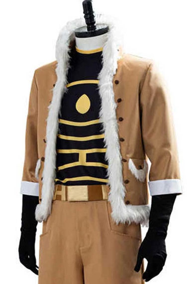 Keigo Takami Hawks My Hero Academia Cosplay Brown Fur Jacket