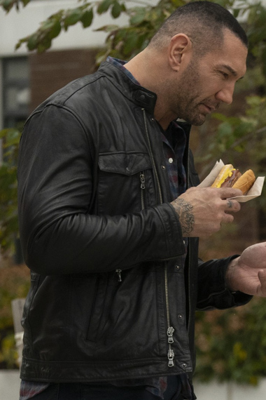 Dave Bautista My Spy JJ Black Jacket