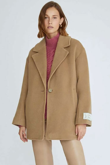 Kennedy McMann Nancy Drew TV Series Wool Beige Trench Coat