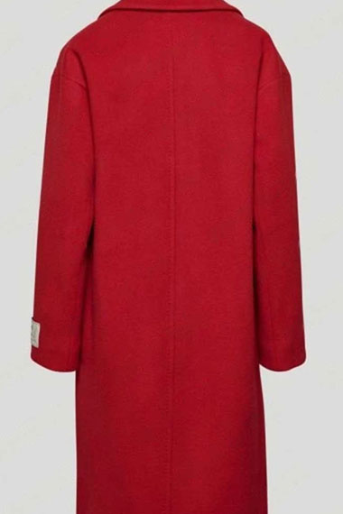 Nancy Drew TV Series Kennedy McMann Red Long Wool Trench Coat