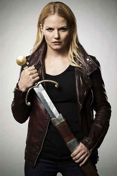 Once Upon a Time TV Series Emma Swan Brown Leather Jacket