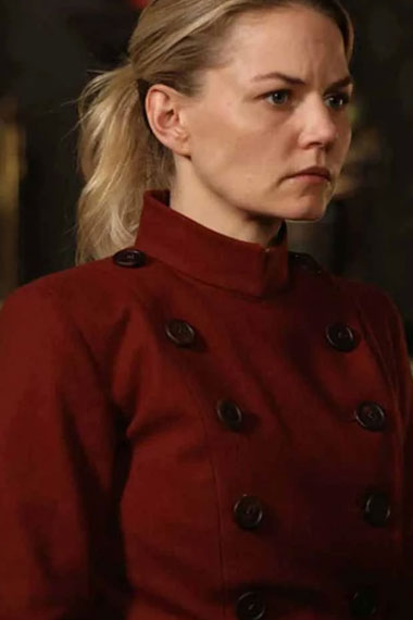 Once Upon a Time Jennifer Morrison Emma Swan Red Trench Coat