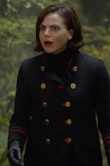 Evil Queen Lana Parrilla Once Upon A Time Regina Mills Coat