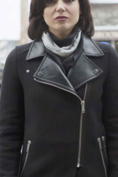 Lana Parrilla Once Upon A Time Regina Mills Evil Queen Coat