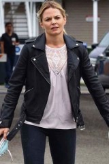 Once Upon a Time Jennifer Morrison Emma Swan Biker Jacket
