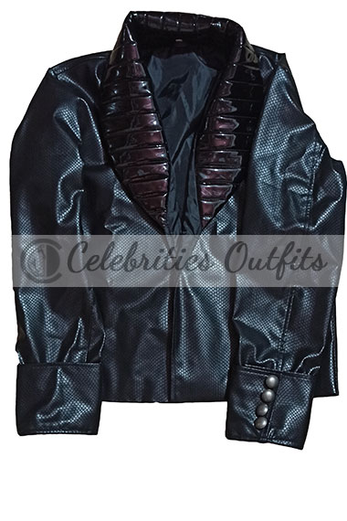Once Upon a Time Robert Carlyle Mr Gold Black Leather Jacket