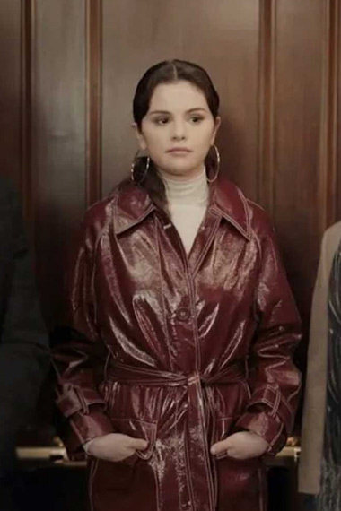 Selena Gomez Only Murders In The Building Brown Coat