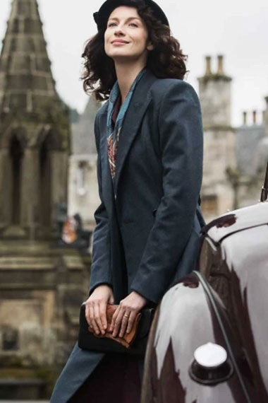 Caitriona Balfe Claire Randall Frazer Outlander Trench Coat