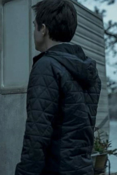 Ozark Jason Bateman Marty Byrde Hooded Black Parachute Jacket