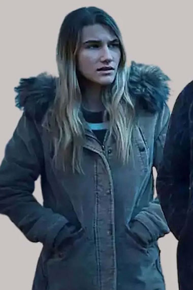 Ozark Sofia Hublitz Charlotte Byrde Brown Fur Hooded Coat