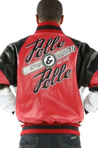 Pelle Pelle MB 1978 Movers And Shakers Red Bomber Jacket