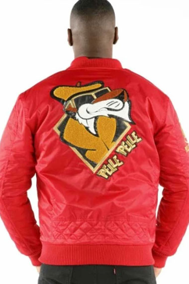 Cool Cat Flight Pelle Pelle MB 1978 Quilted Bomber Jacket