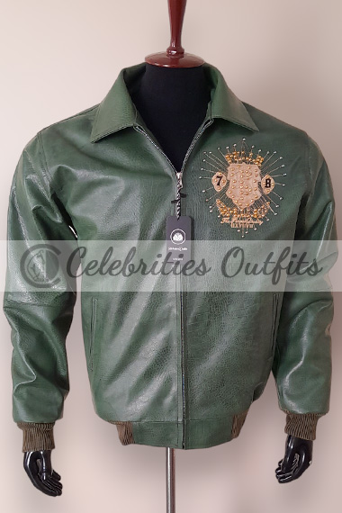 Eye On The Prize Pelle Pelle 1978 Bomber Green Leather Jacket
