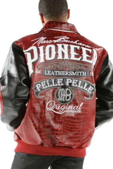 Pelle Pelle Pioneer MB Leather Smith Crocodile Skin Jacket