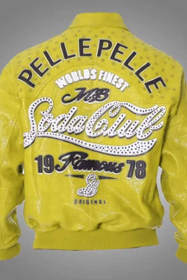 Famous Soda Club Pelle Pelle 1978 Worlds Finest Bomber Jacket