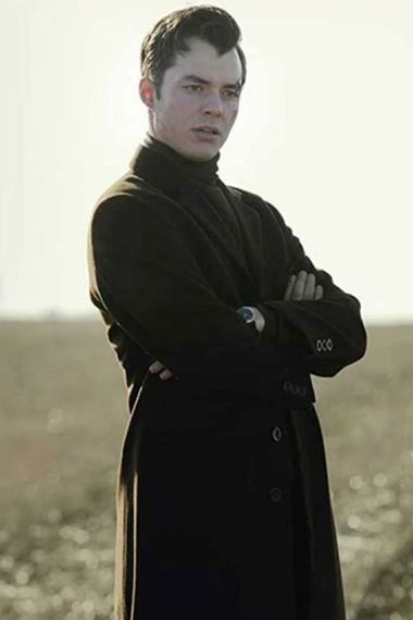 Jack Bannon Alfred Pennyworth TV Series Black Wool Trench Coat