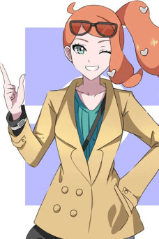 Pokemon Sword Shield Sonia Brown Cosplay Cotton Trench Coat